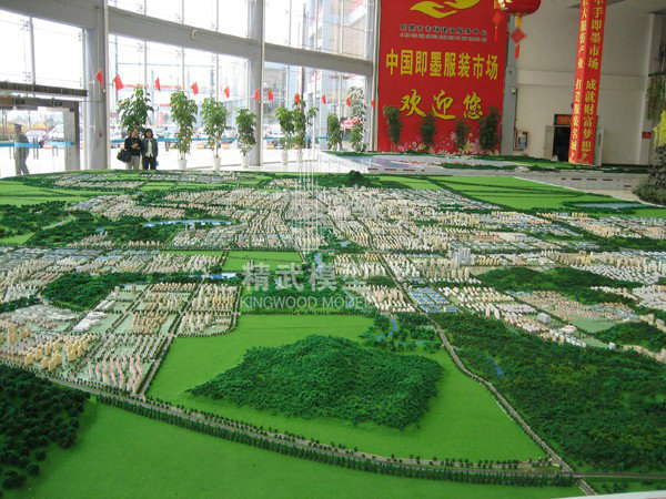 江苏山东省即墨市城市规划模型